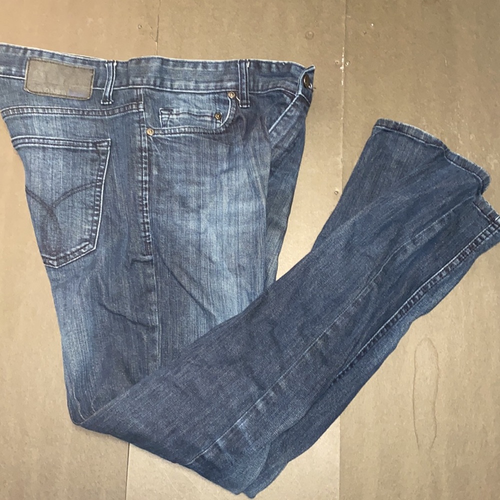 Calvin Klein Jeans Slim W33 Dark Blue Denim - Picture 4 of 13